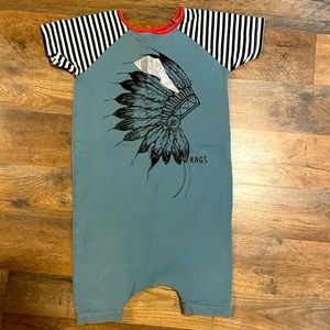 Rags to Raches Romper Size 3T 4T Good Condition